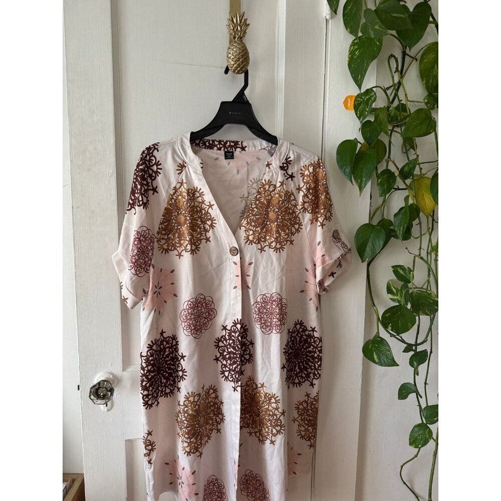 SHEIN curve women’s size 1X – large short sleeve blouse